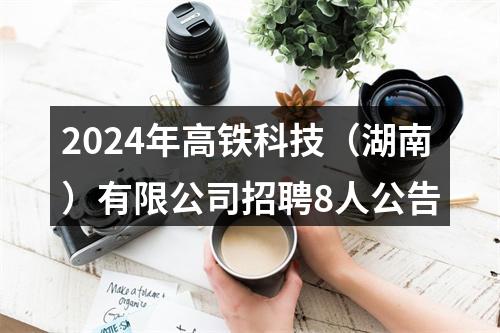 2024年高铁科技（湖南）有限公司招聘8人公告 图片