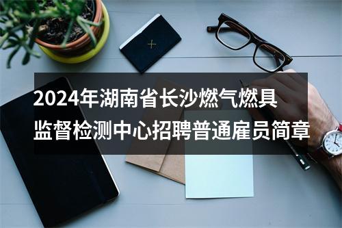 2024年湖南省长沙燃气燃具监督检测中心招聘普通雇员简章 图片
